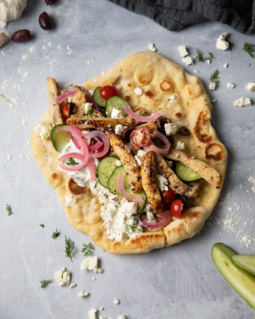 Greek Chicken Wrap